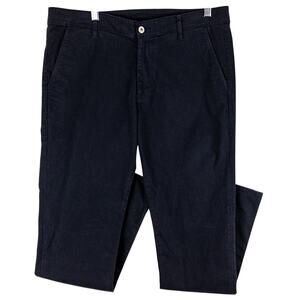 AG Slim Fit Chino Pants 36x34 Navy Stretch Twill Lux Line Adriano Goldschmied